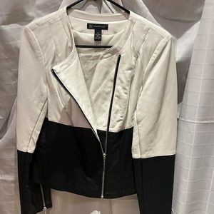 INC faux leather jacket. Small